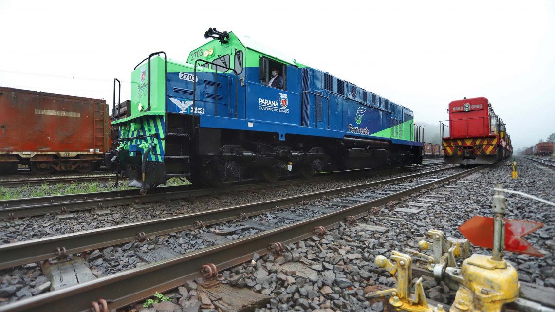 Leilão da Nova Ferroeste deve acontecer no último trimestre deste ano, prevê governo do Paraná Leilão da Nova Ferroeste deve acontecer no último trimestre deste ano, prevê governo do Paraná